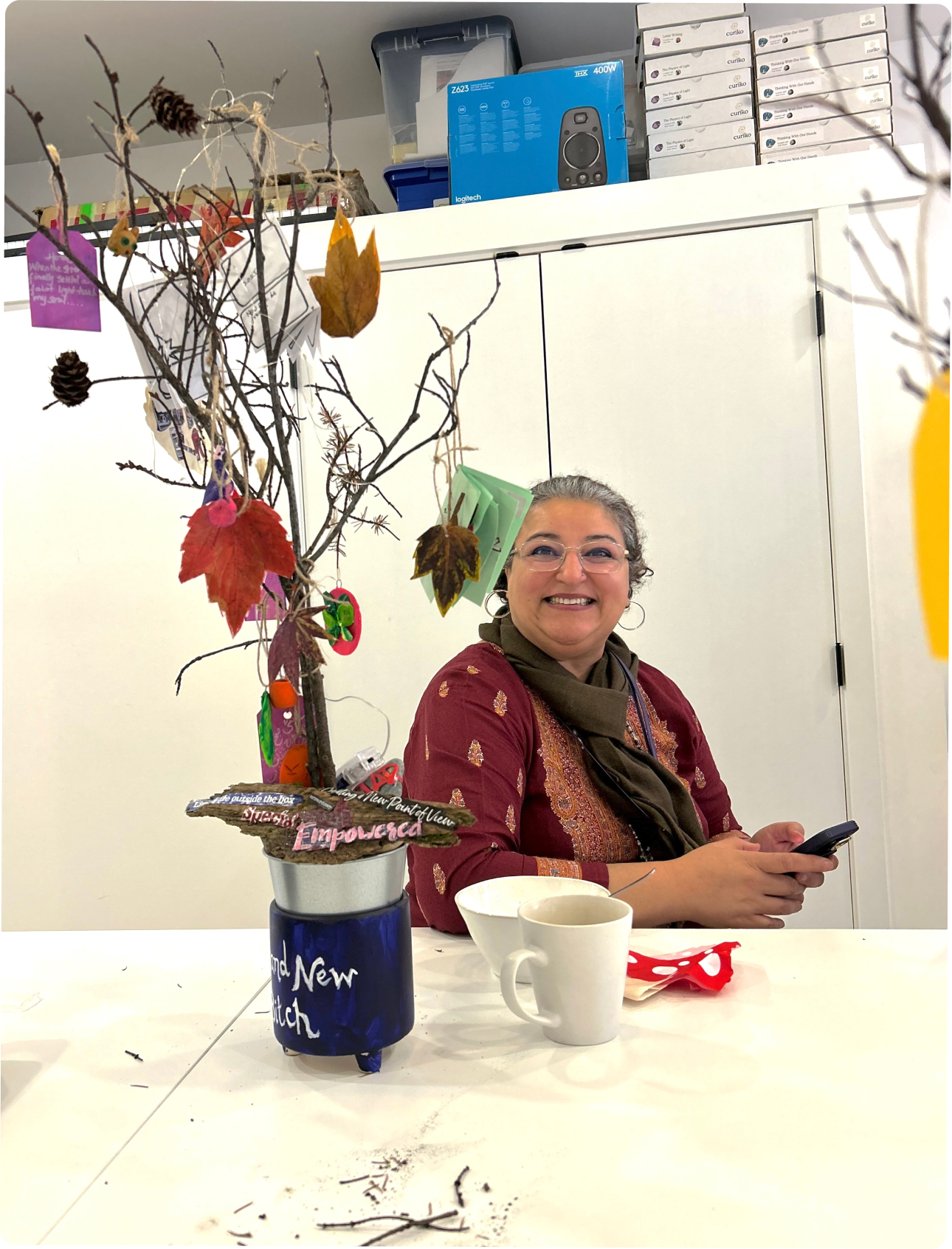 Bushra shares a tree of stories