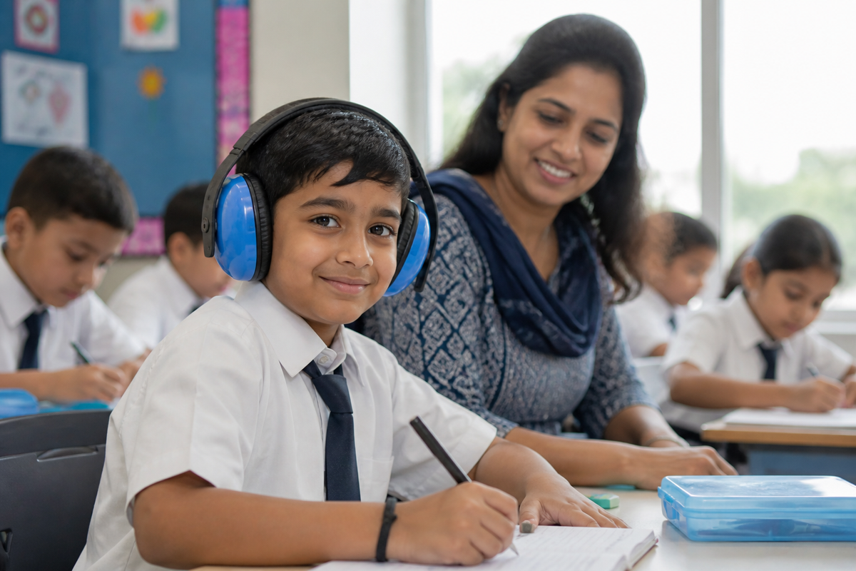 Child close their ears