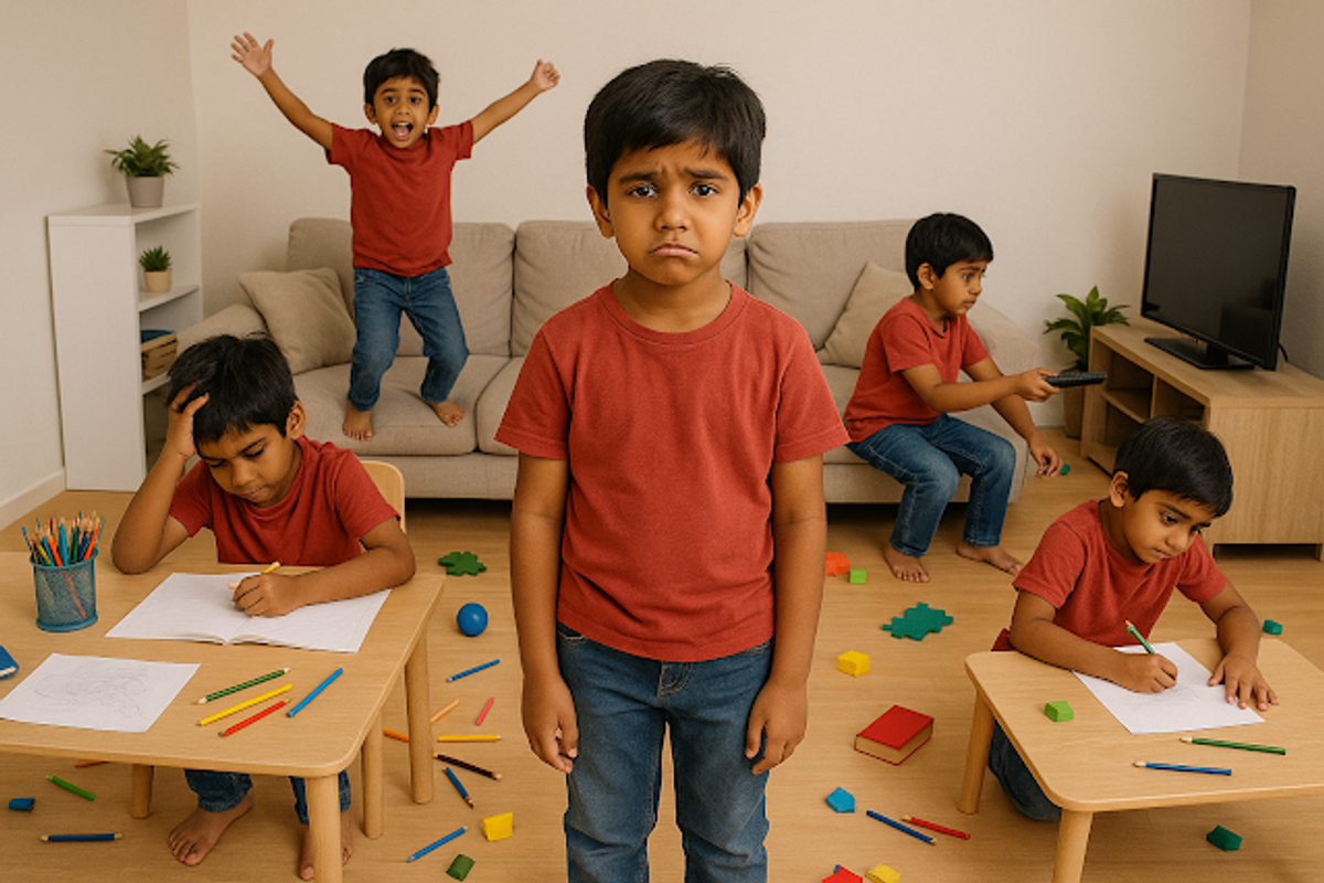  Some ADHD Signs-  Hyperactivity, Inattention, Impulsivity,