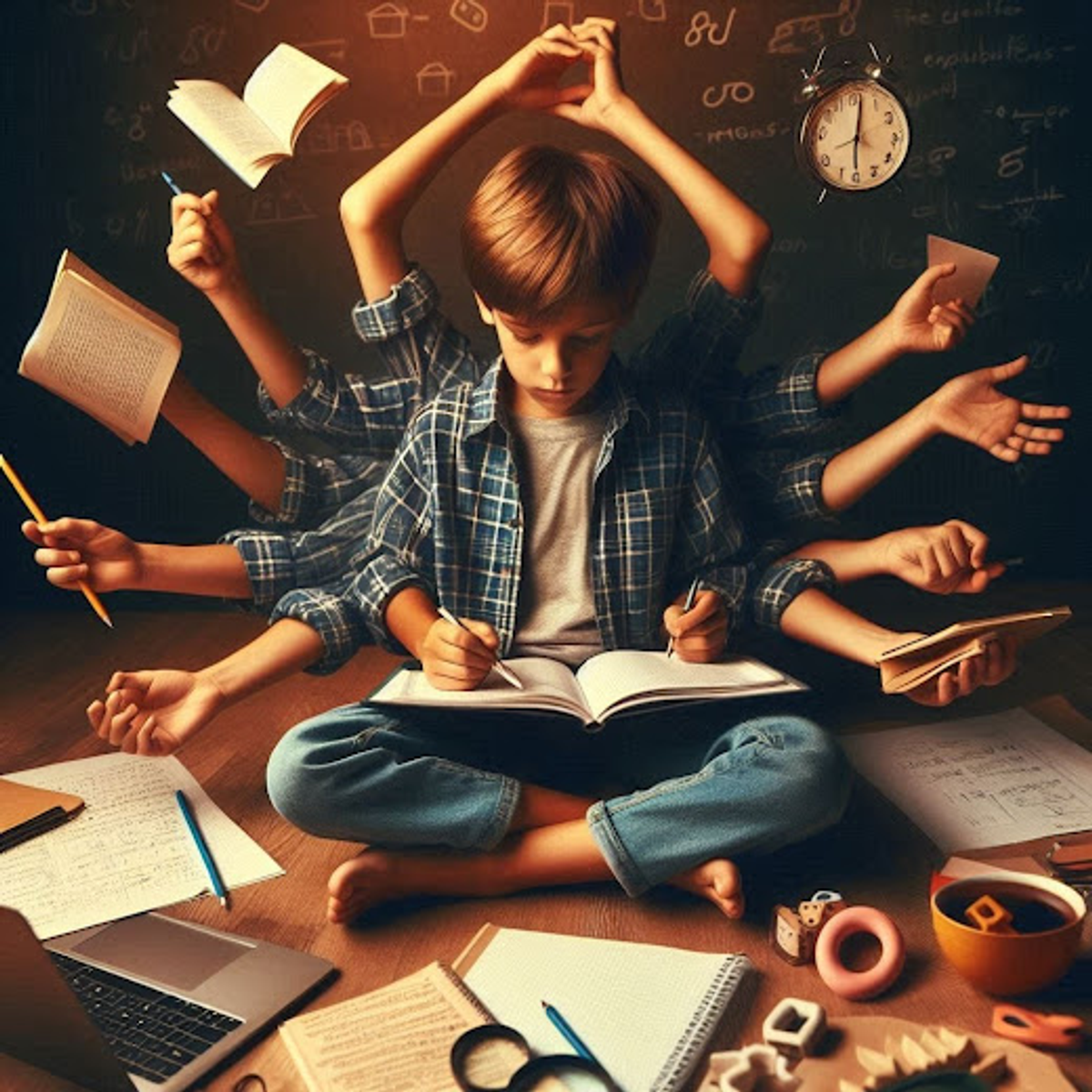 ADHD affects the ability to carry out planning, focus, and execution of tasks