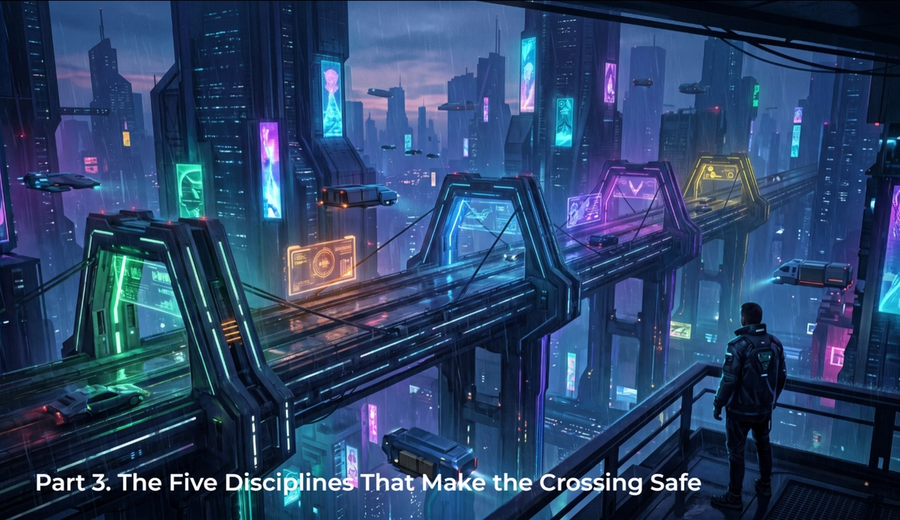 The Five Disciplines That Make the Crossing Safe