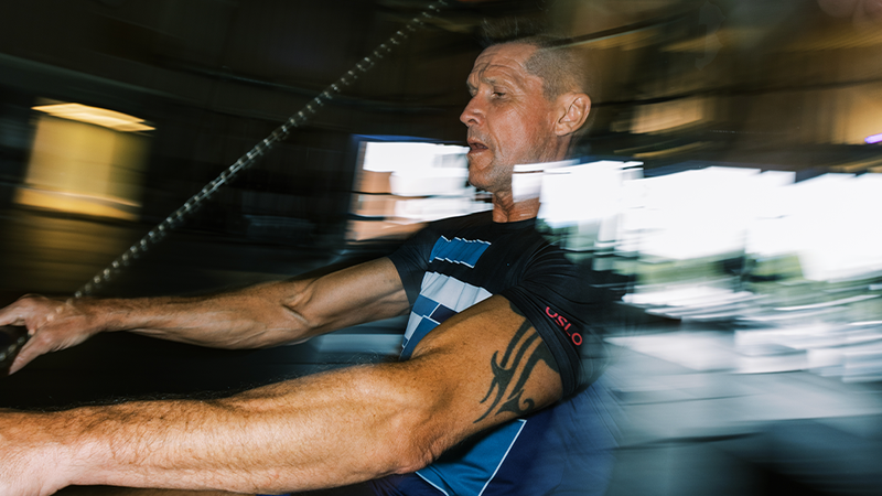 Kvalitetsutstyr fra Technogym. Trening på Skullerud Sport Senter. Styrketrening. 