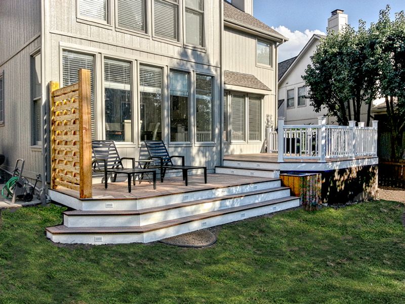 Custom deck build by All Under One Roof, Kansas City