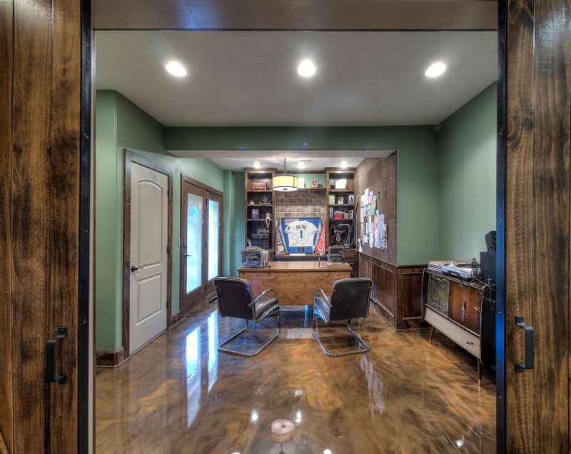 Finished basement by All Under One Roof, Kansas City