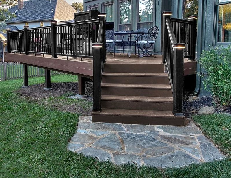 Custom deck build by All Under One Roof, Kansas City