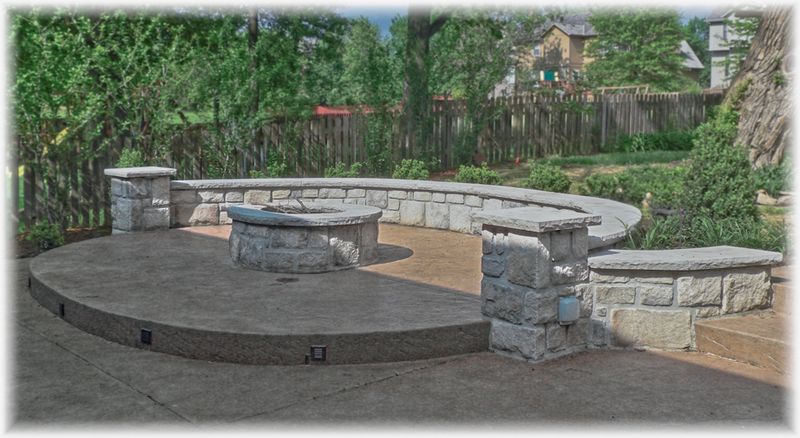 Patio and hardscape project by All Under One Roof, Kansas City