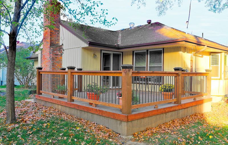 Custom deck build by All Under One Roof, Kansas City