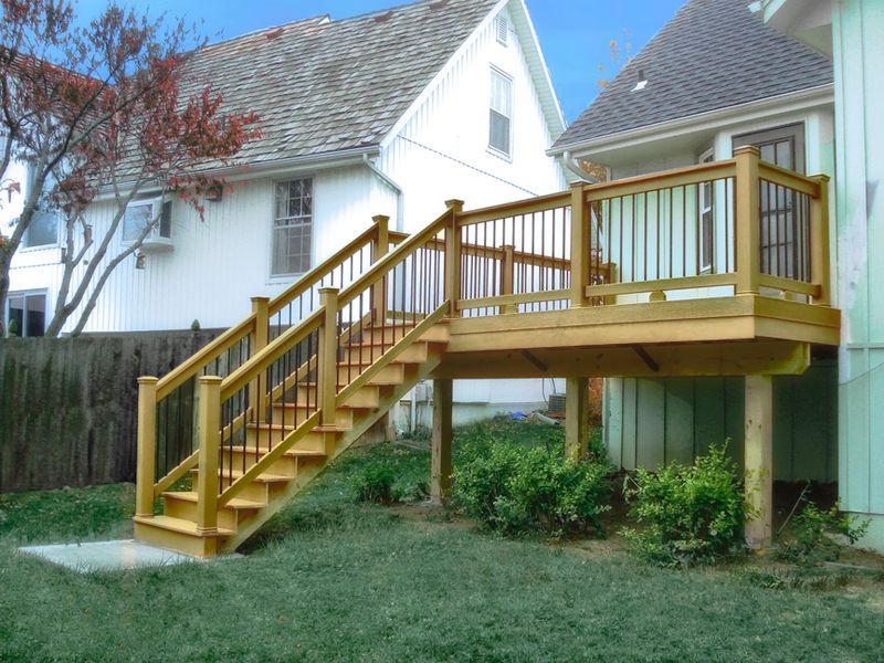 Custom deck build by All Under One Roof, Kansas City