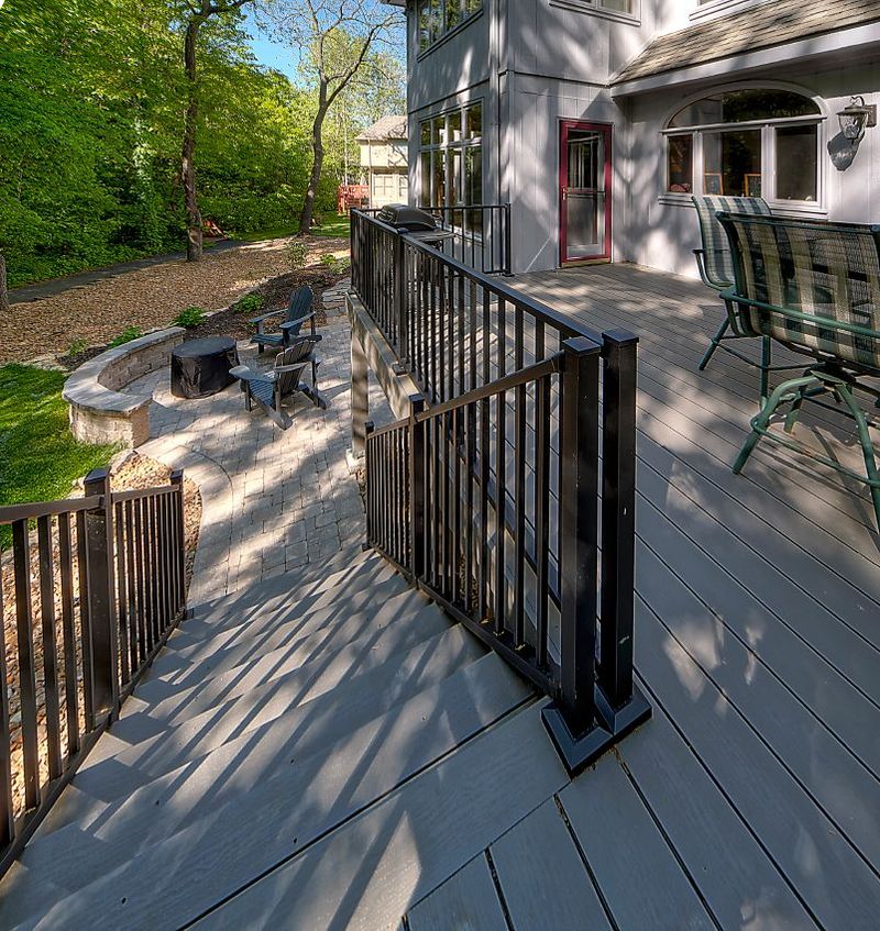 Custom deck build by All Under One Roof, Kansas City