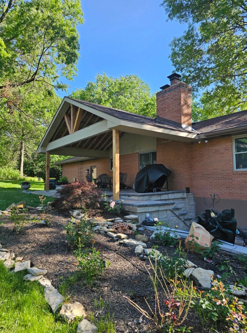 Outdoor living space by All Under One Roof, Kansas City