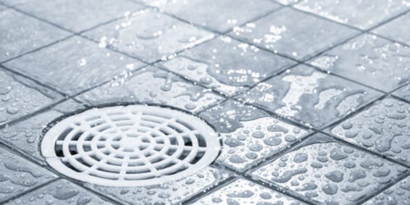 A free flowing shower drain in Bountiful, UT
