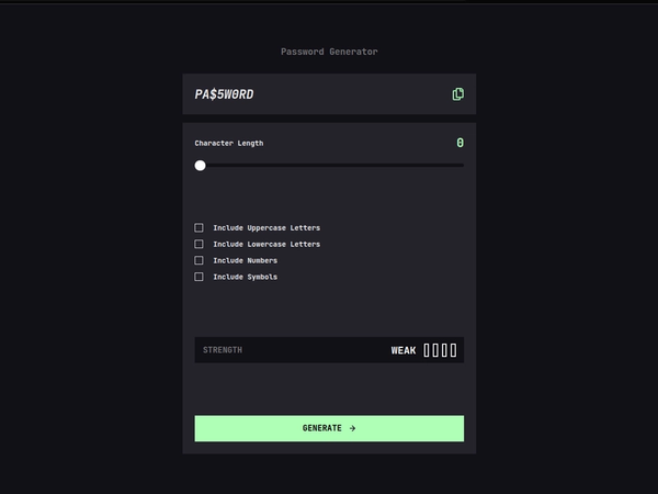 Frontend_Mentor_Password_Generator