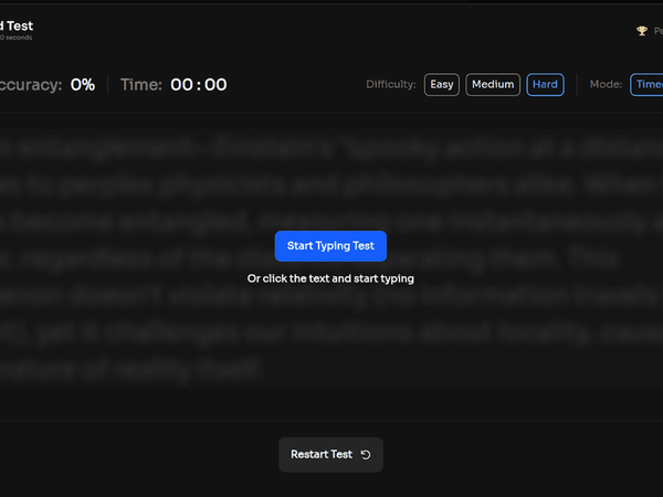 Typing Speed Test