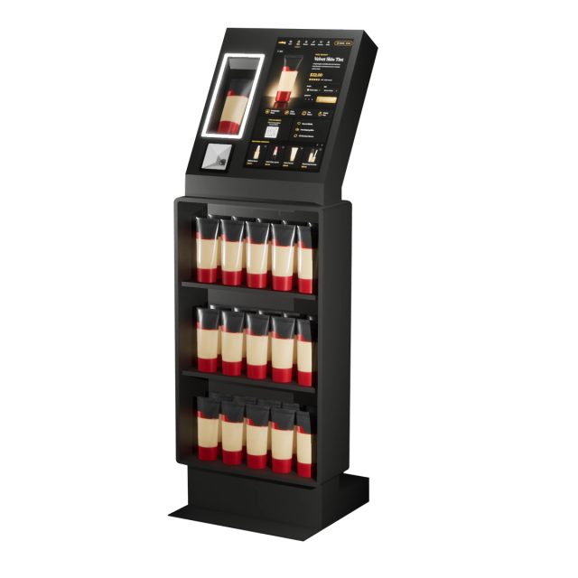 Interactive discovery kiosk — black finish