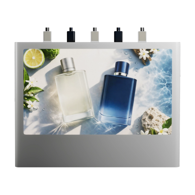 Fragrance discovery station — white finish