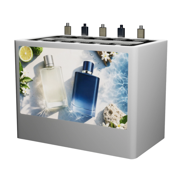 Fragrance discovery station — white finish
