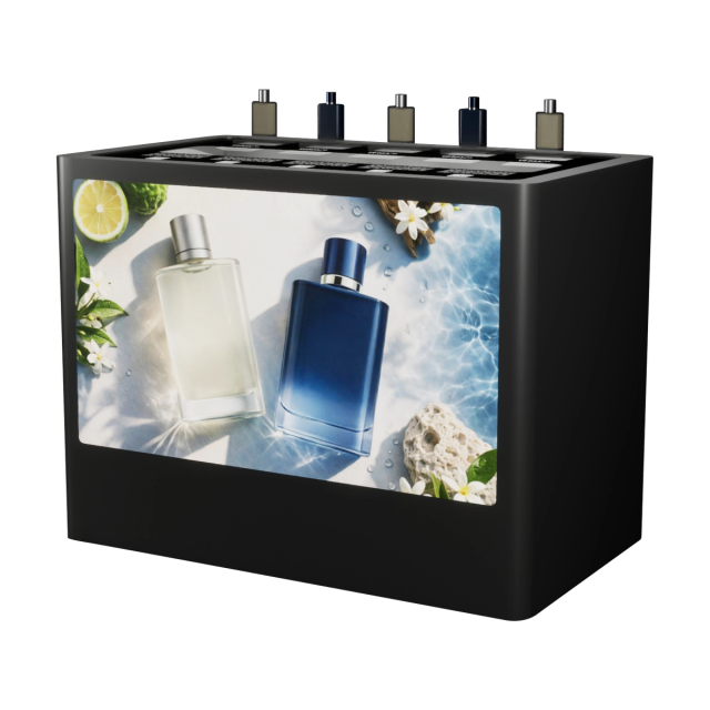 Fragrance discovery station — black finish