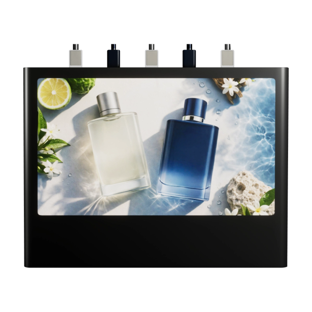Fragrance discovery station — black finish