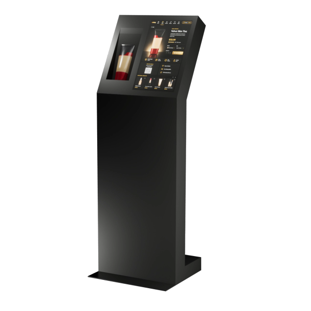 Interactive discovery kiosk — black finish