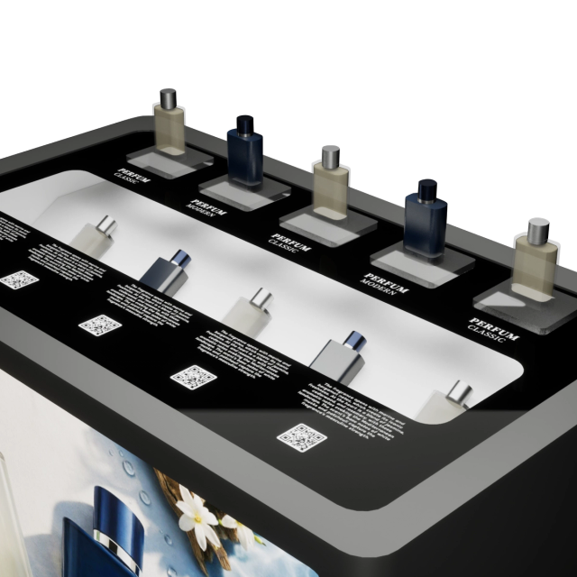 Fragrance discovery station — black finish