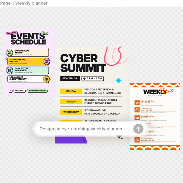 free weekly planners generator