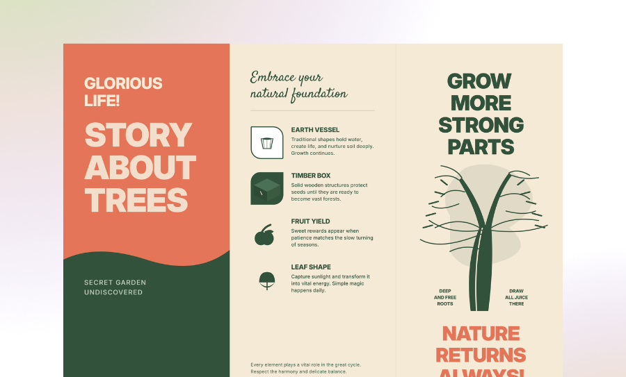 tri-fold brochure generator