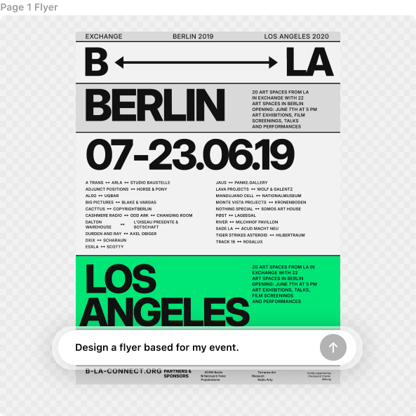 A laptop screen showing a variety of editable flyer templates for business and events