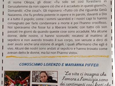 Testimonianza agli adolescenti delle parrocchie di Coredo, Smarano, Tavon e Sfruz