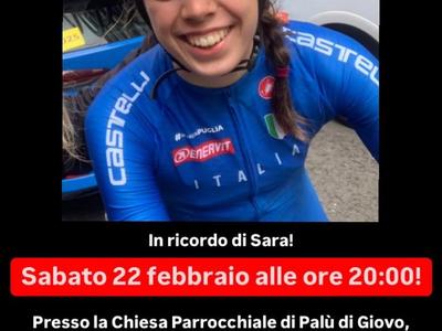 Messa 1° mese in ricordo di Sara