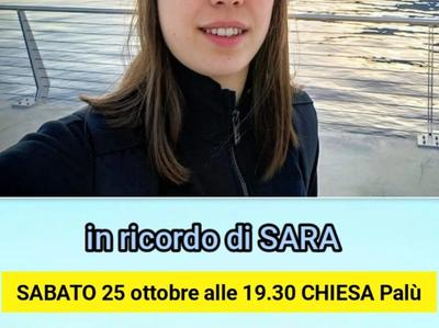 S. Messa 9° mese in ricordo di Sara