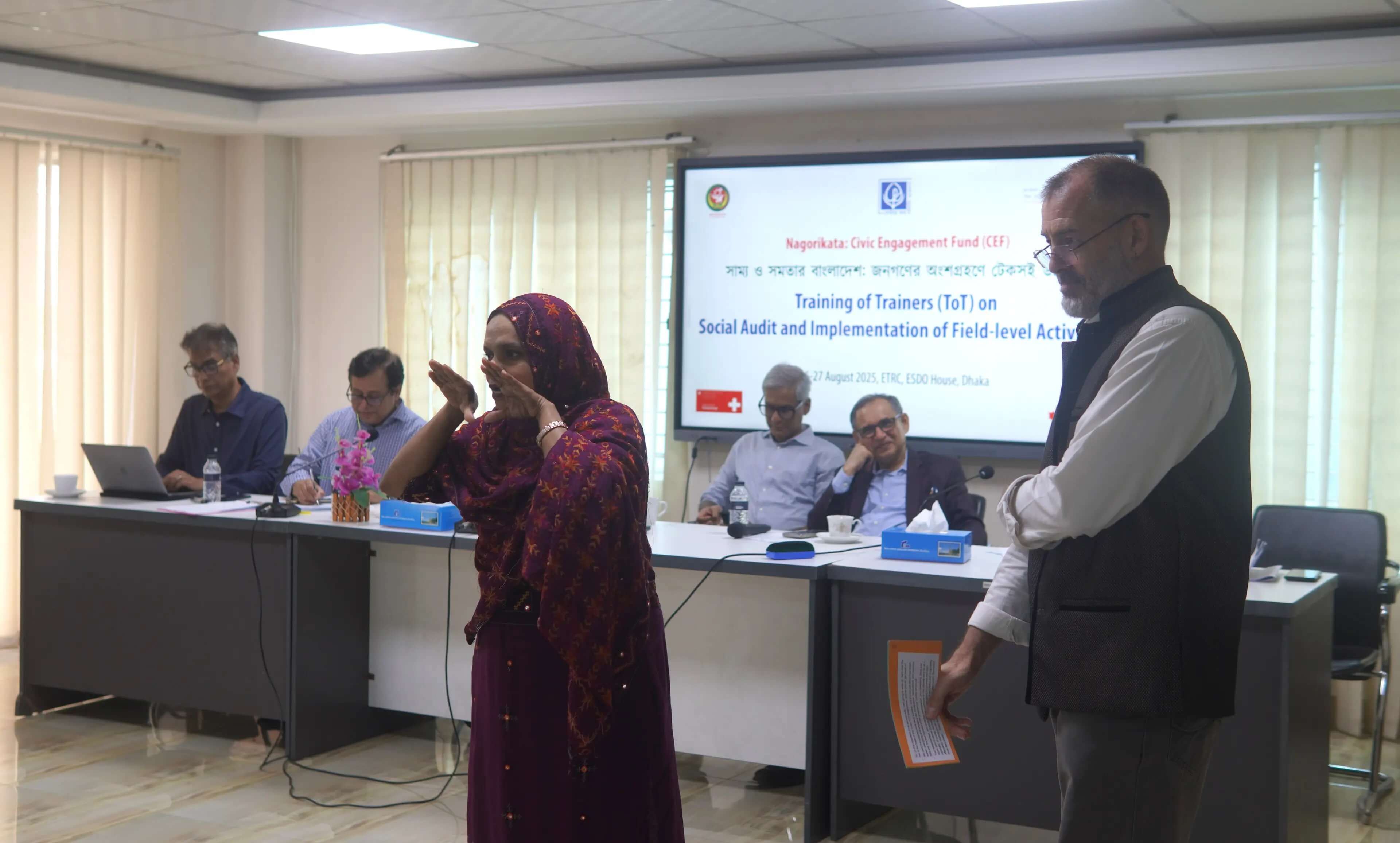 Training of Trainers on Social Audit and Implementation of Field Level Activities