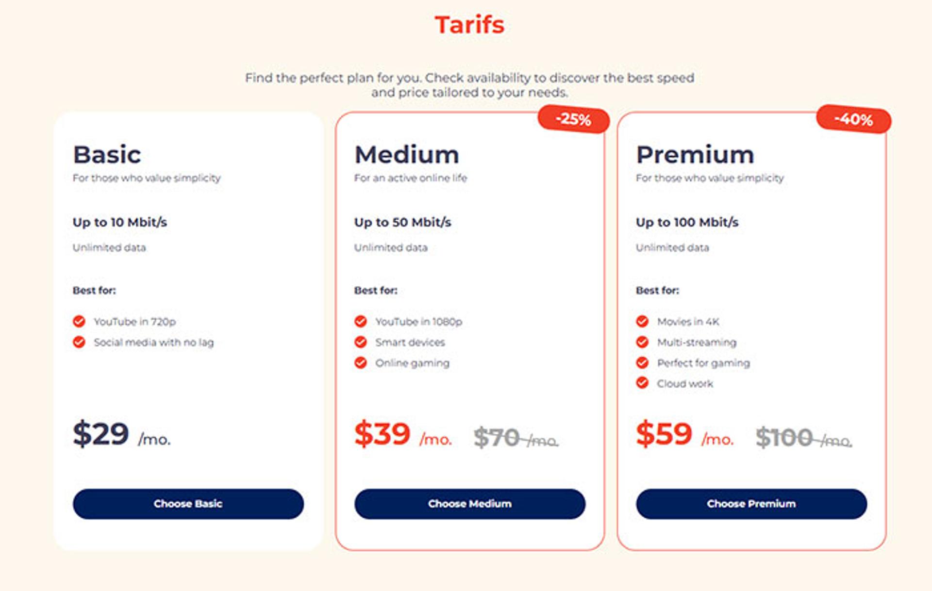 Tariffs