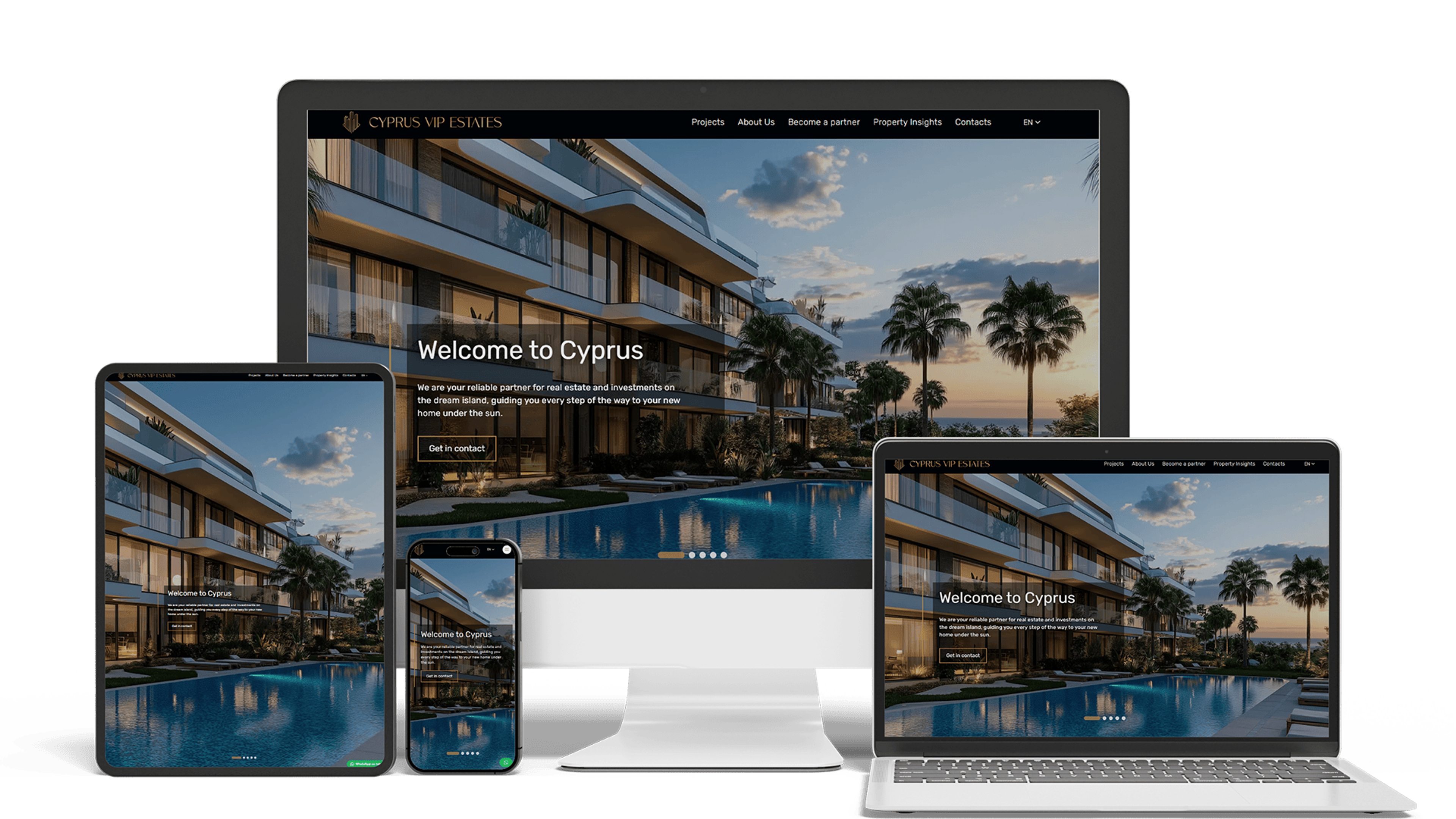 Design, develop and optimize luxury real estate website with CRM and SEO integration