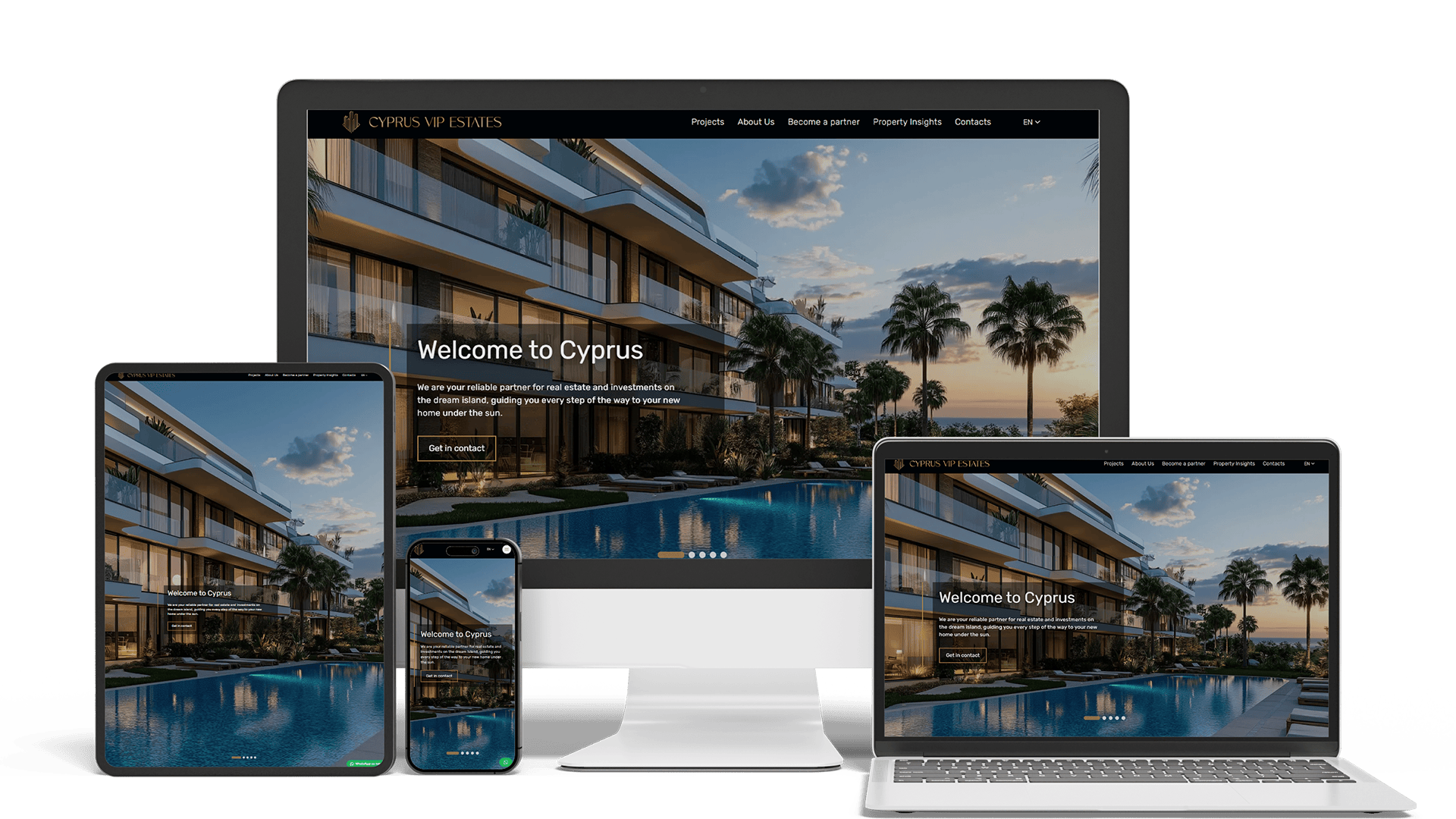 Design, develop and optimize luxury real estate website with CRM and SEO integration