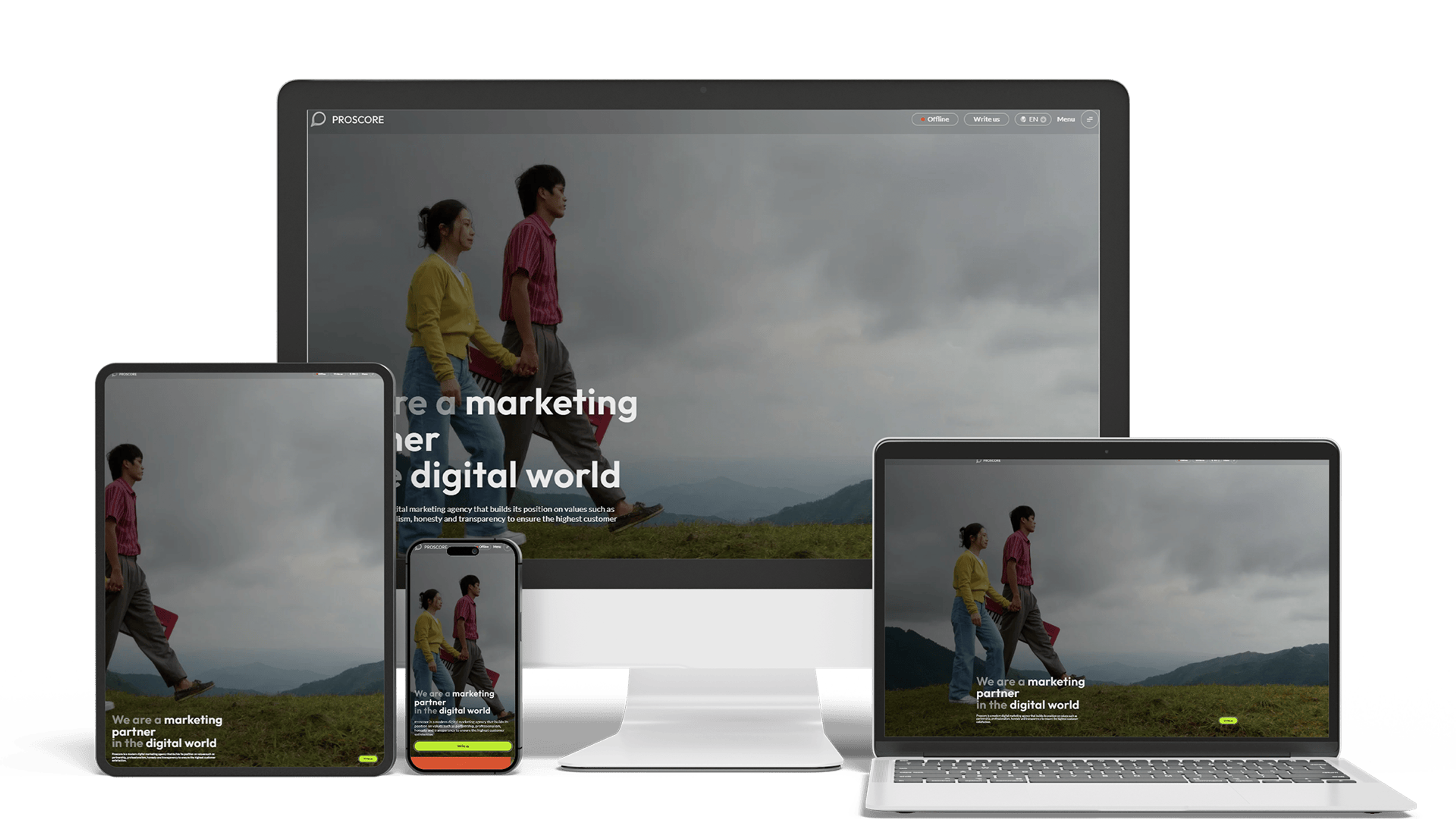 Strona Marketing Agency | Pixel-perfect WordPress + animacje