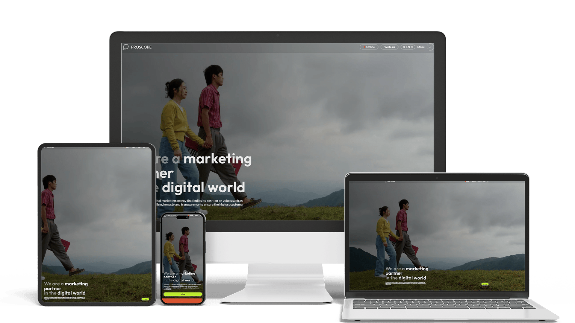 Strona Marketing Agency | Pixel-perfect WordPress + animacje