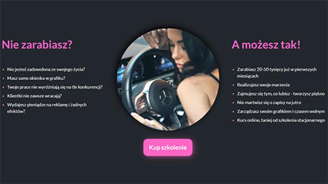 Разработка лендинга для салона красоты