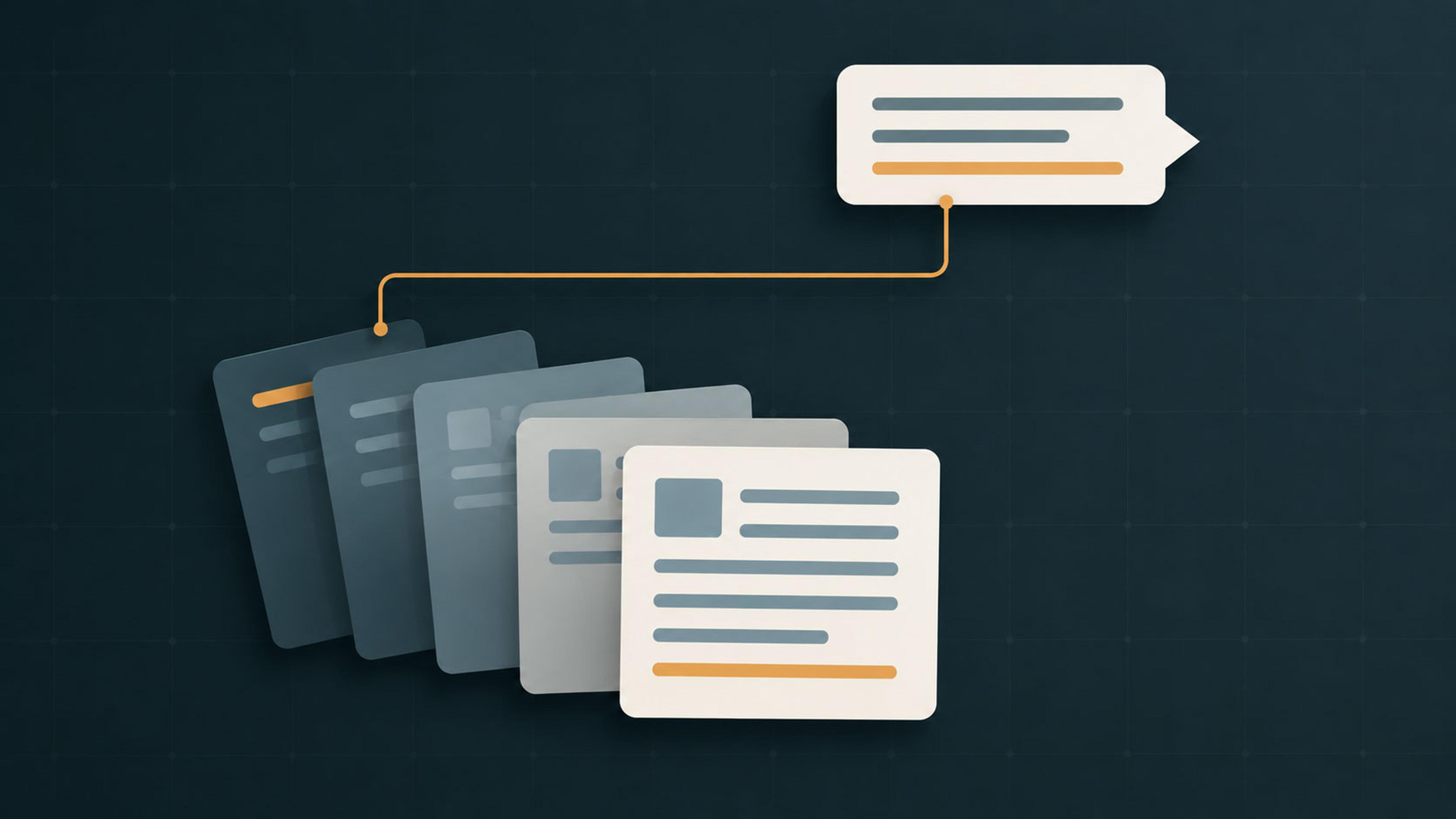 Outdated sources feeding an AI assistant's description of a company