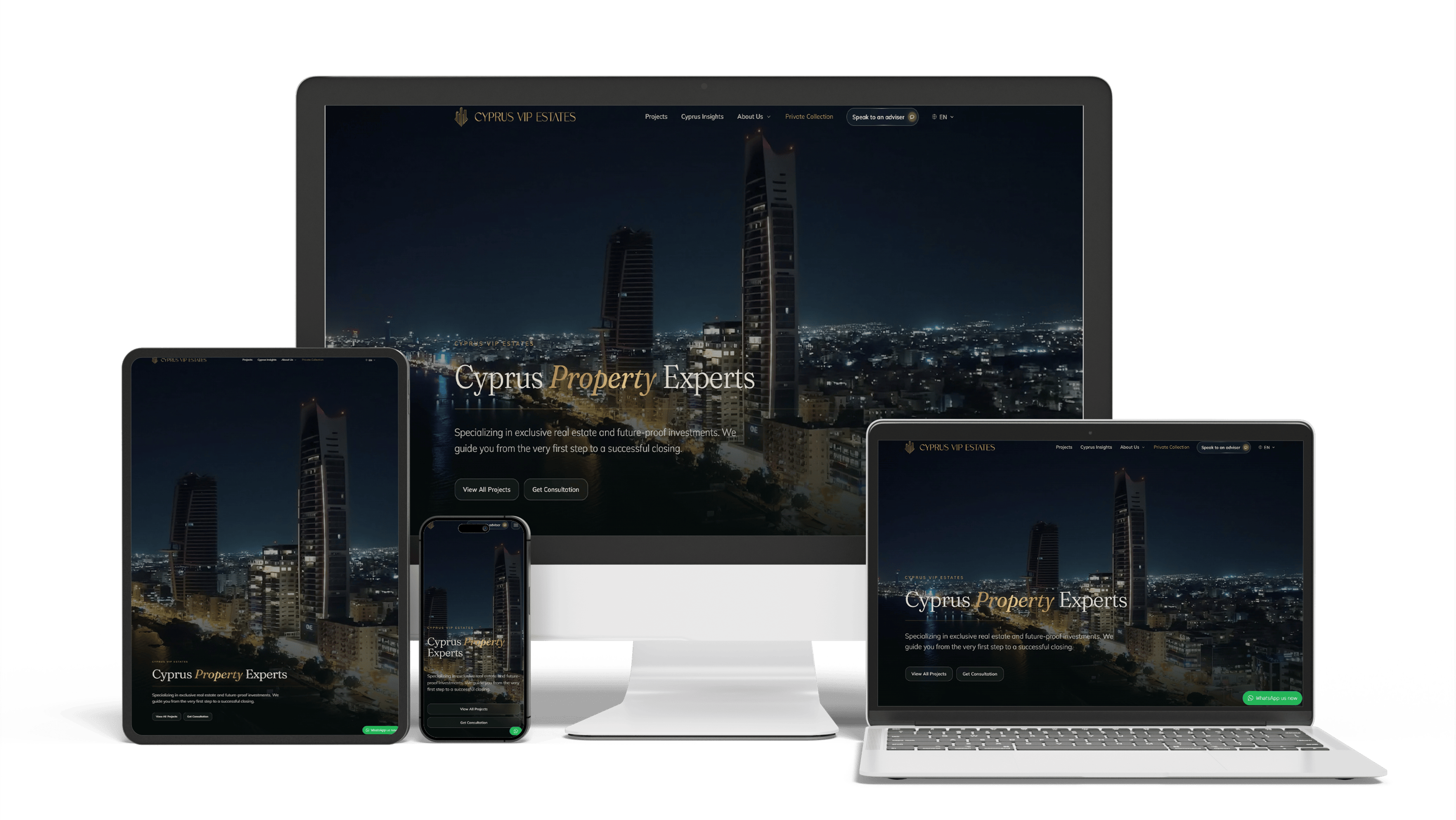 Multilingual real estate platform in Cyprus: SEO and GEO without bought links