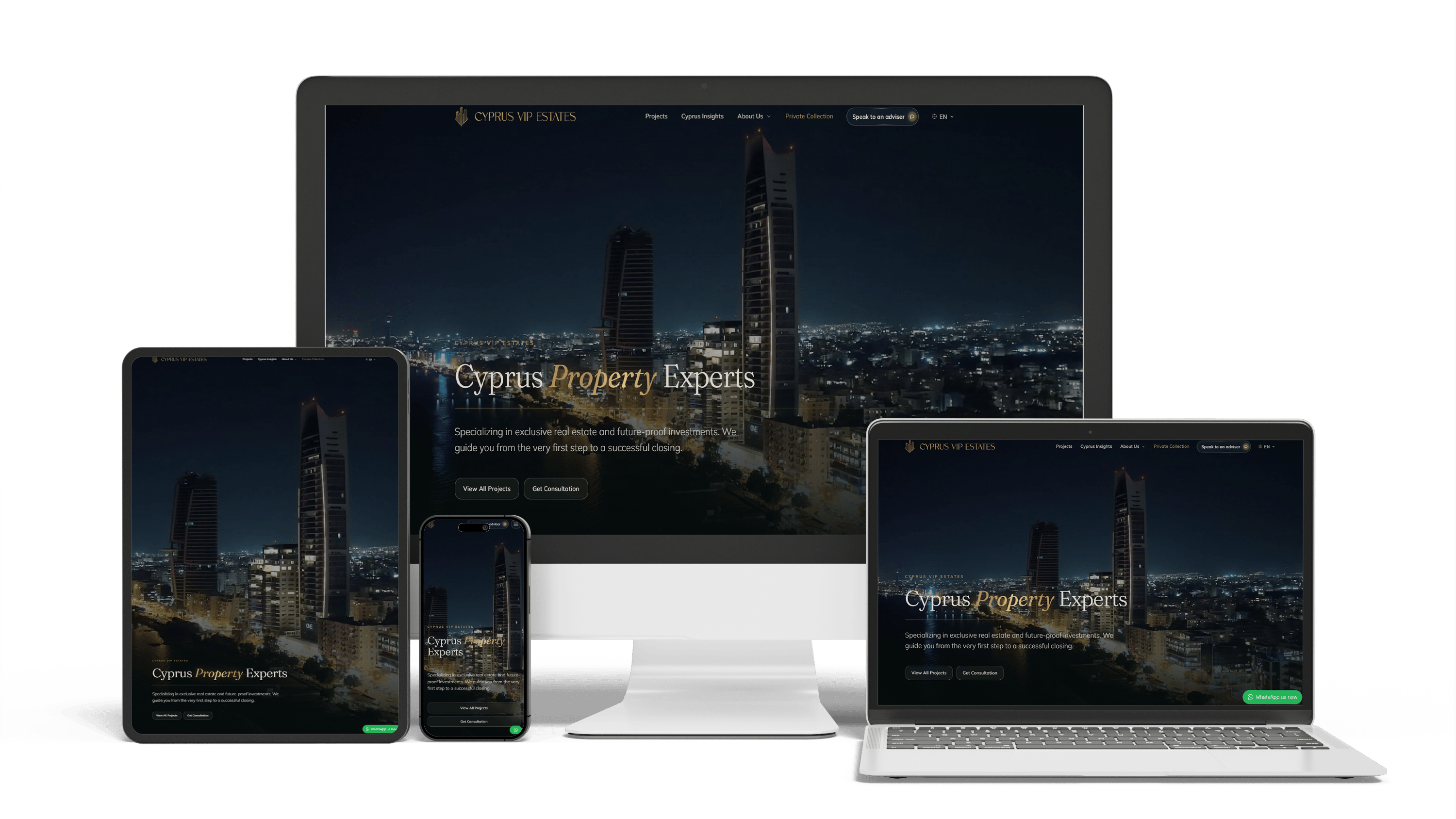 Multilingual real estate platform in Cyprus: SEO and GEO without bought links
