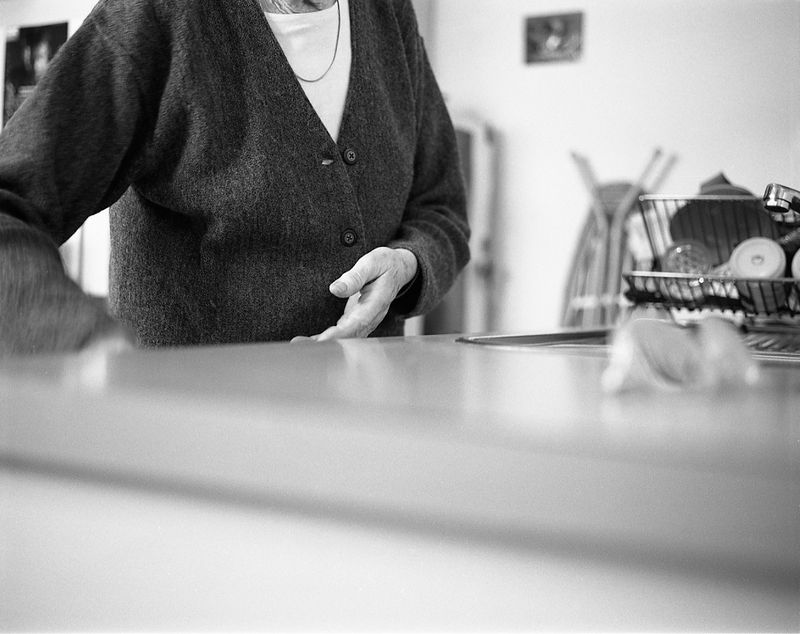 Grandmother in the kitchen
