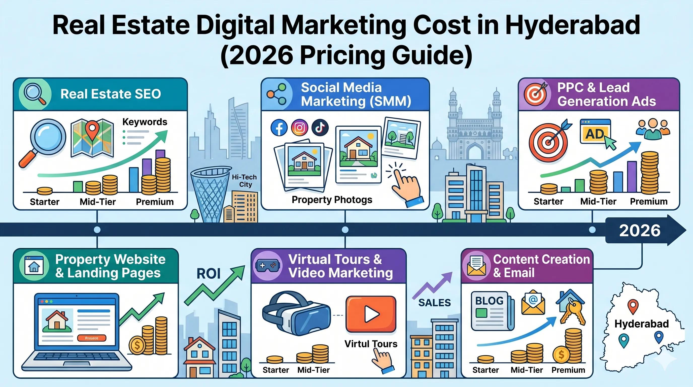 Real Estate Digital Marketing Cost in Hyderabad (2026 Pricing Guide) | Digital Vint Blog