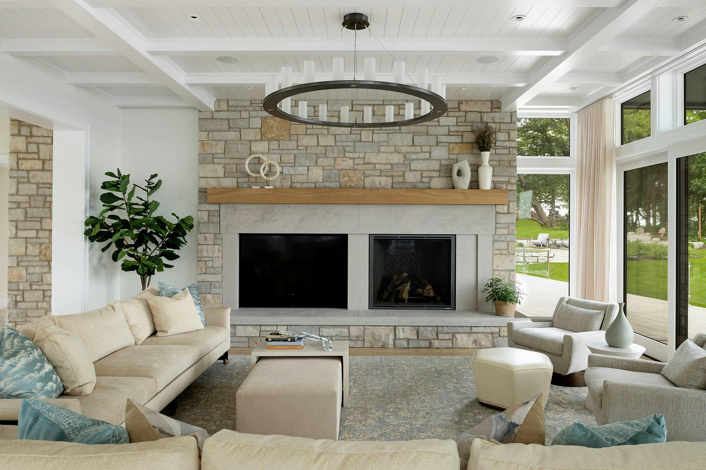 Dreamy Lake Home Design, Wayzata, MN — interior design by Eminent Interior Design