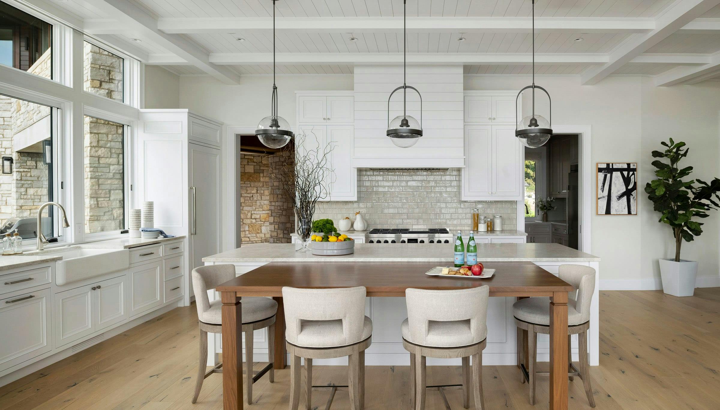 Dreamy Lake Home Design, Wayzata, MN — interior design by Eminent Interior Design