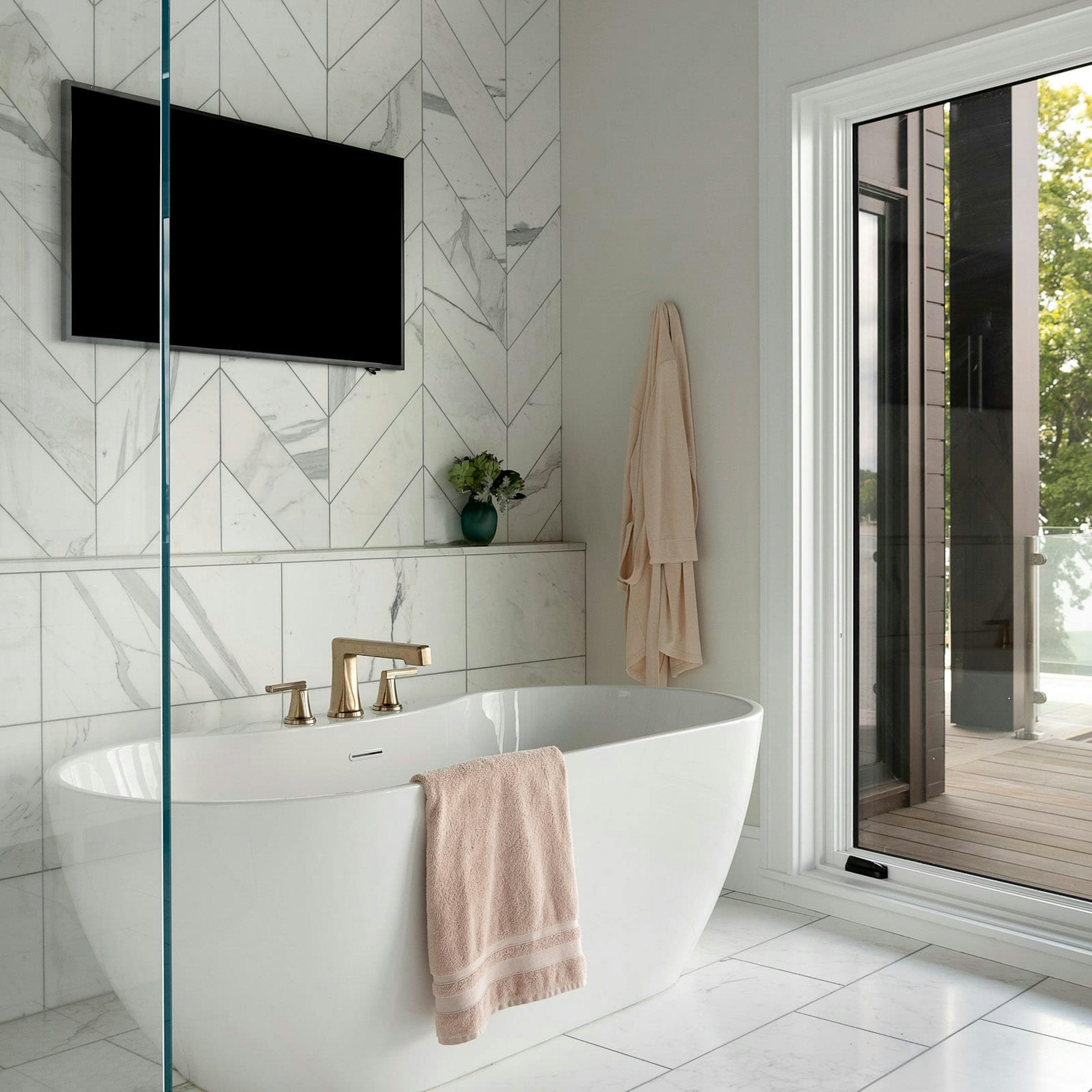 Striking Owner's Suite Design, Wayzata, MN — interior design by Eminent Interior Design
