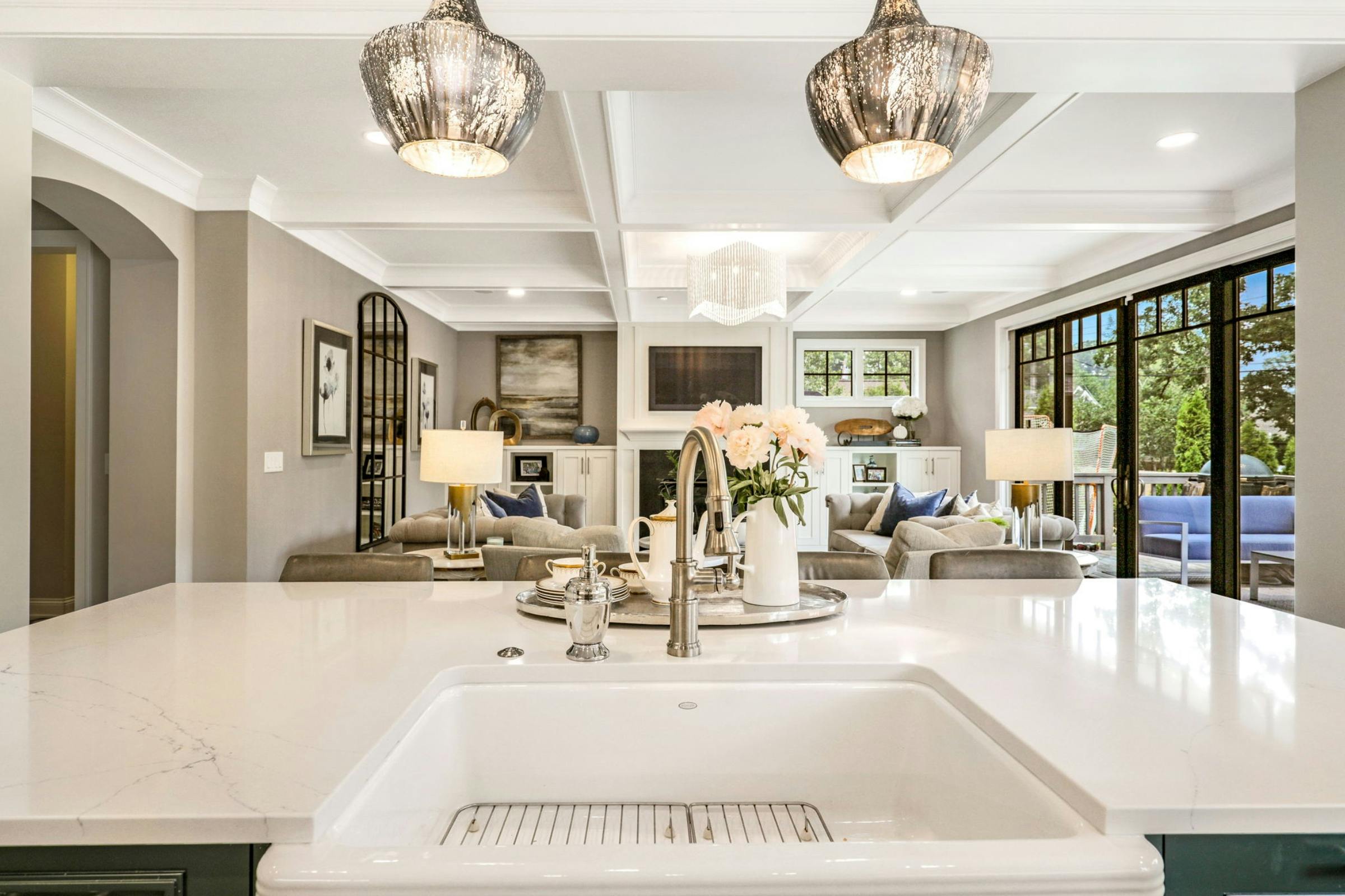 Open-Concept Living , Edina, MN — interior design by Eminent Interior Design