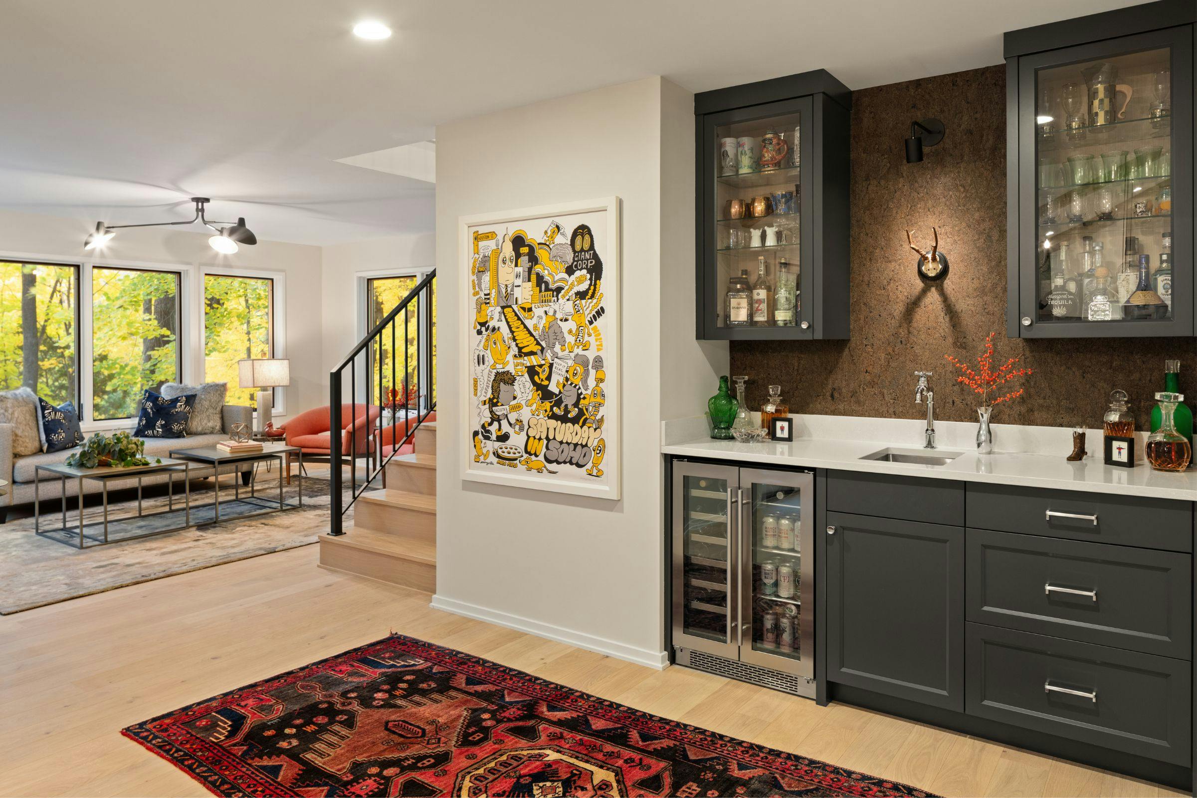 Deephaven Whole Home Remodel, Deephaven, MN — interior design by Eminent Interior Design