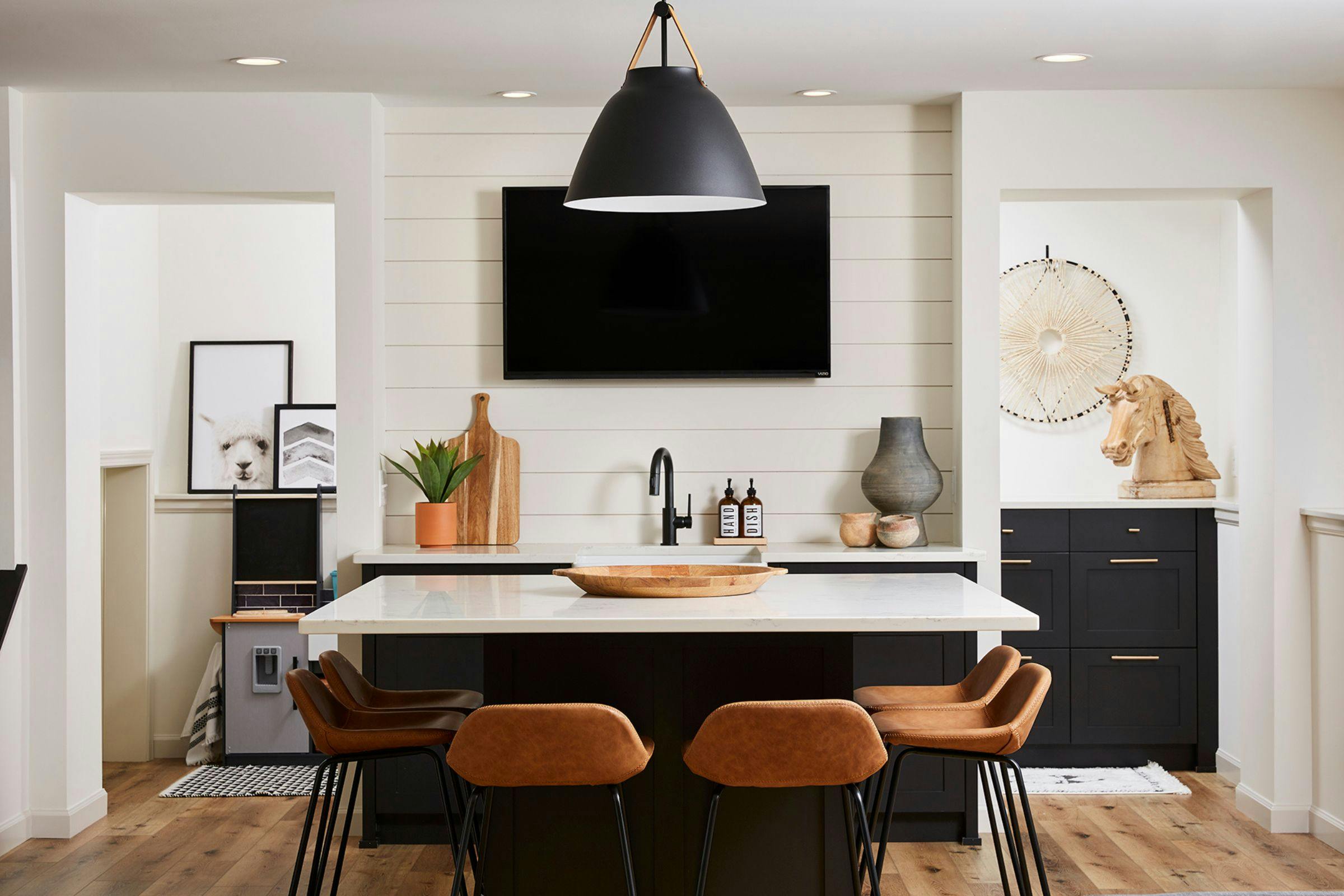 Clean & Bright Lower Level Remodel