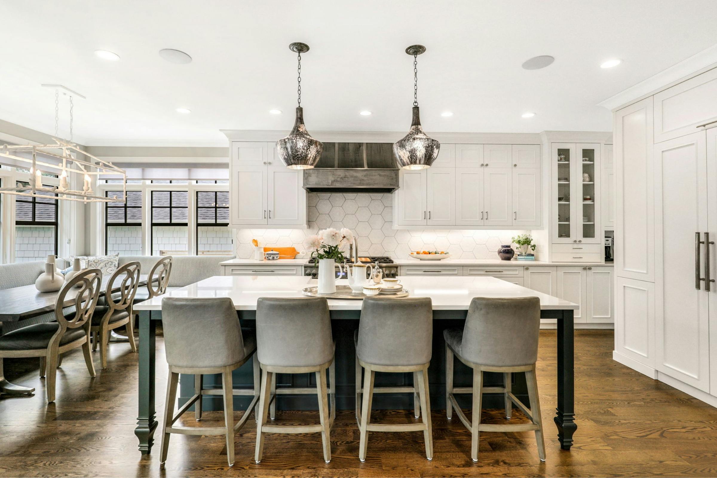 Open-Concept Living , Edina, MN — interior design by Eminent Interior Design