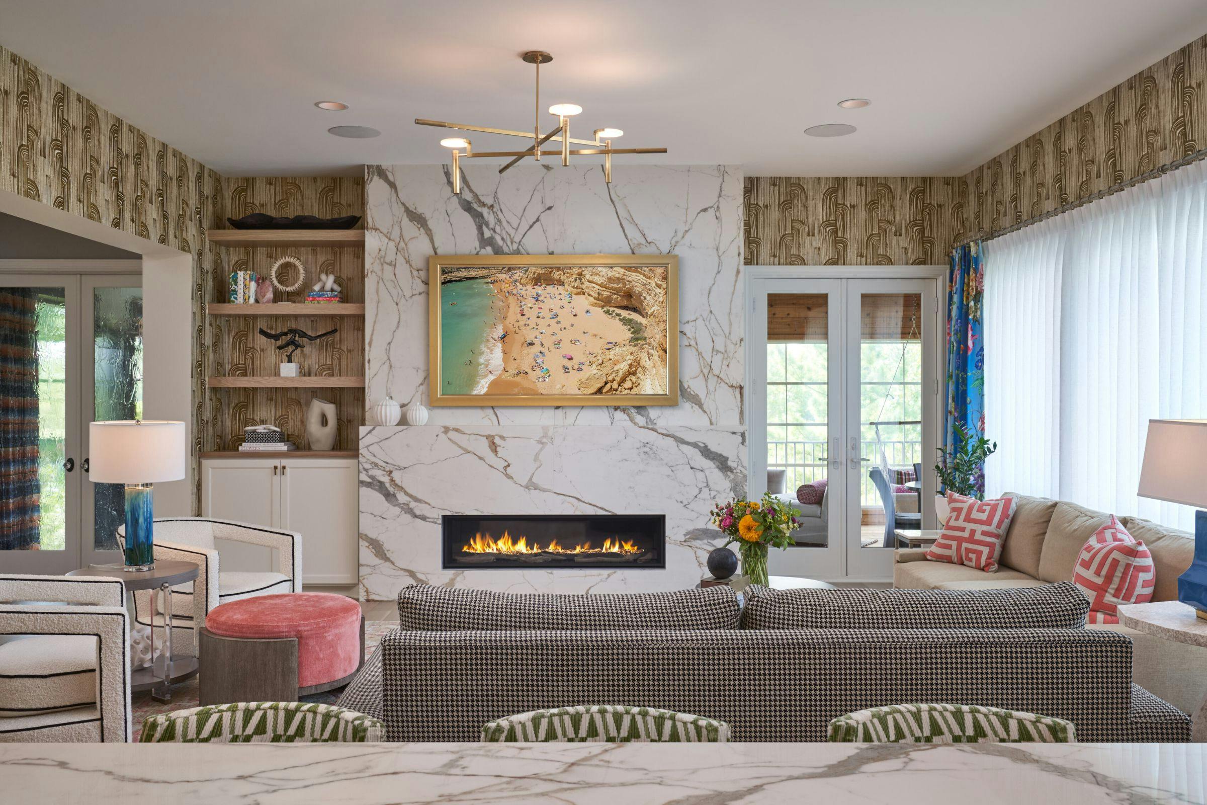 Radiant Kitchen-Living Renovation, Orono, MN — interior design by Eminent Interior Design
